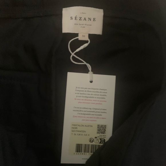 Sezane Austin trousers size 4 new with tag - Picture 7 of 15
